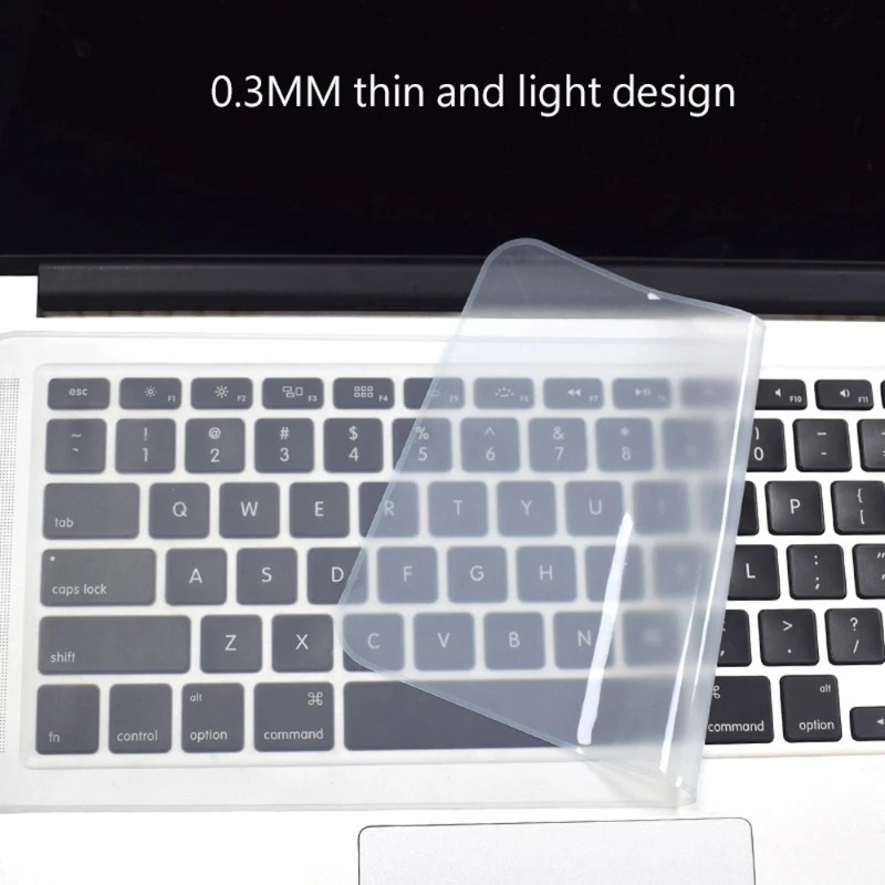 Keyboard Cover Silicone - Kaymaz Toz Geçirmez Klavye Kılıfı 14