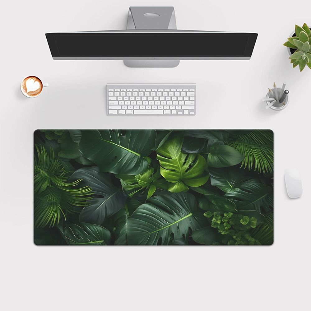 Laptop Accessories Essential - Zürafa desenli bitki desenli kaymaz alt