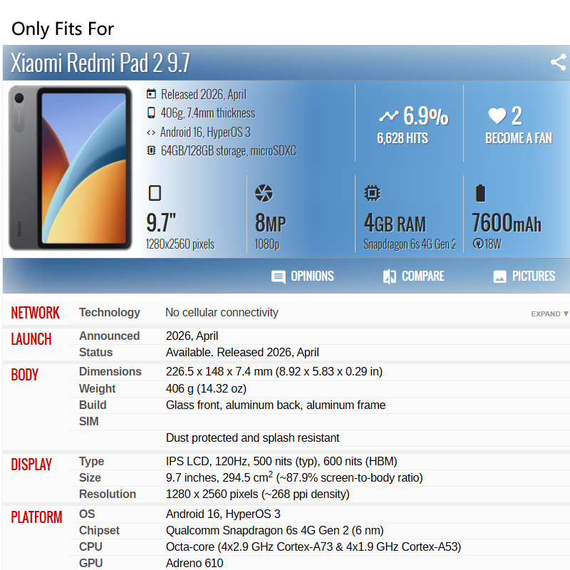 Redmi Pad 2 9.7 Kılıfı Klavyel - Keyboard Cover Silicone incelemesi ve fiyatı