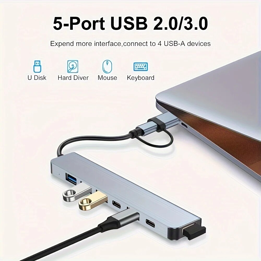 2'si 1 Arada USB3.0 Hub 7 Port - Laptop Accessories Usb incelemesi ve fiyatı